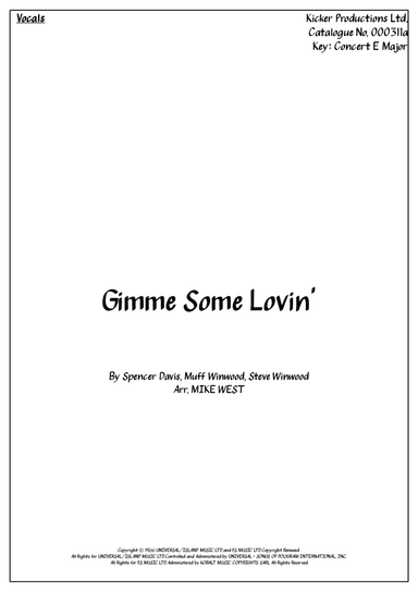Gimme Some Lovin'