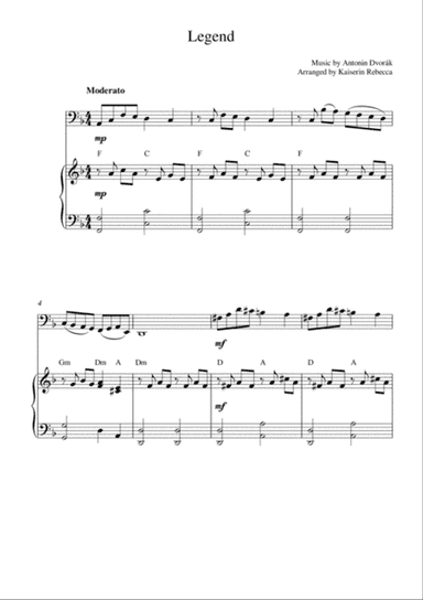 Legend (bassoon solo and piano accompaniment)