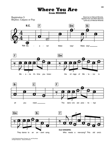 Where You Are (from Moana)