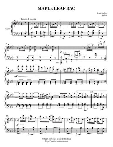 Maple Leaf Rag - Joplin
