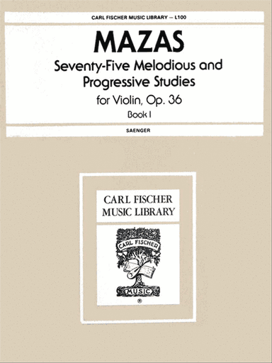 Seventy-Five Melodious And Progressive Studies