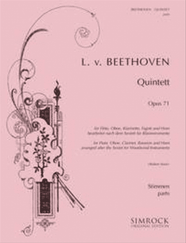 Wind Quintet in E Flat op. 71
