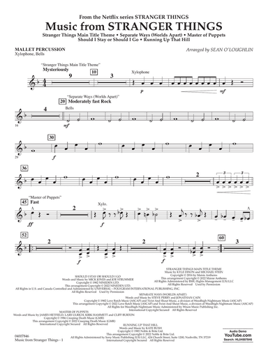 Music from Stranger Things - Mallet Percussion