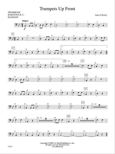 Trumpets Up Front: 1st Trombone