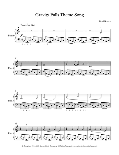 Gravity Falls (main Theme)