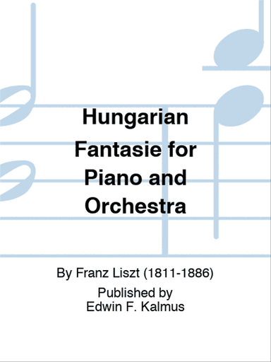 Hungarian Fantasie for Piano and Orchestra