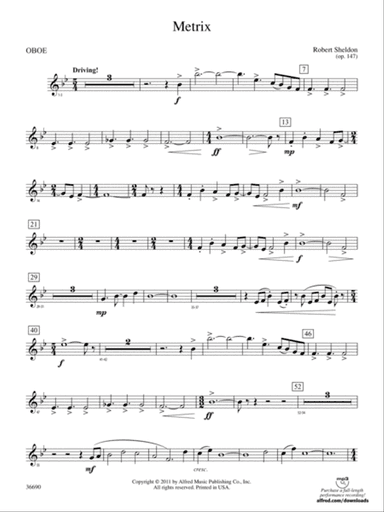 Metrix: Oboe