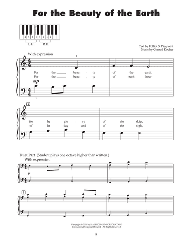 For The Beauty Of The Earth (arr. Carol Klose)