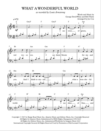 What A Wonderful World