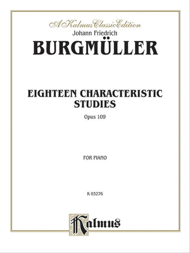 Eighteen Characteristic Studies, Op. 109