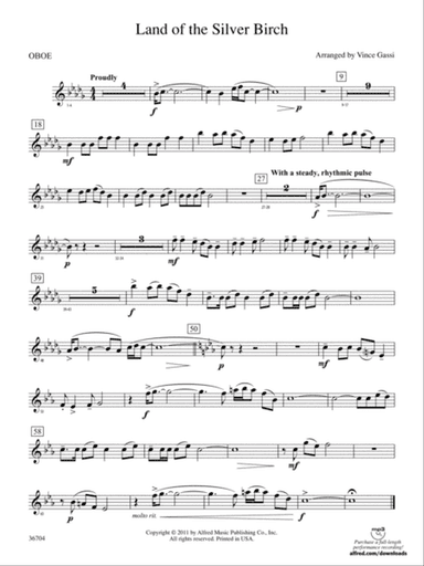 Land of the Silver Birch: Oboe