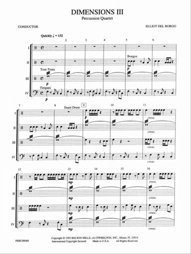 Dimensions III: Score