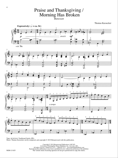 Praise and Thanksgiving / Morning Has Broken (Downloadable)