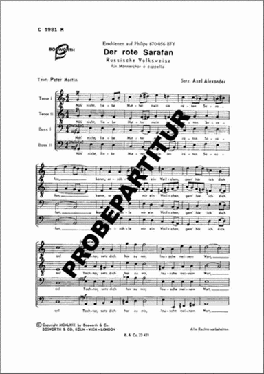 Der rote Sarafan