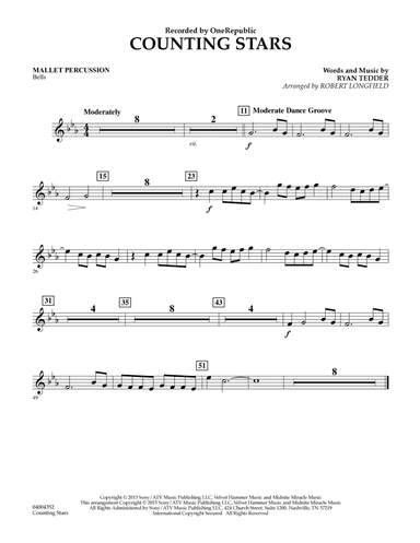 Counting Stars - Mallet Percussion