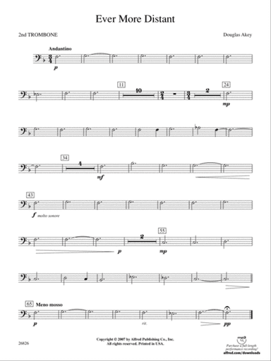 Ever More Distant: 2nd Trombone