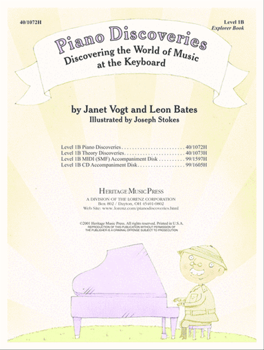 Piano Discoveries Piano Bk 1B Digital Download