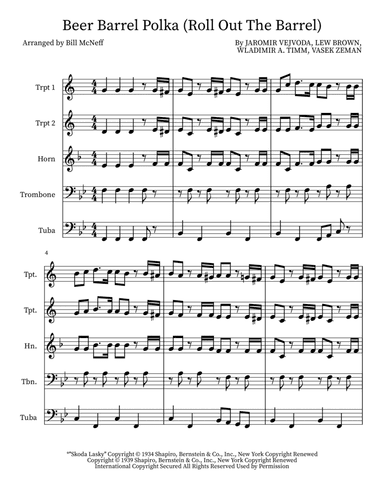 Beer Barrel Polka (Roll Out The Barrel)
