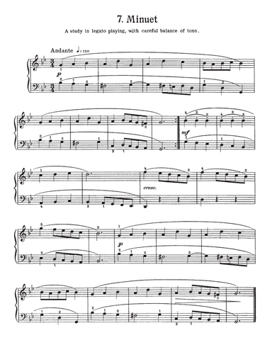 Minuet I In G Minor, BWV 822