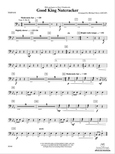 Good King Nutcracker: Timpani