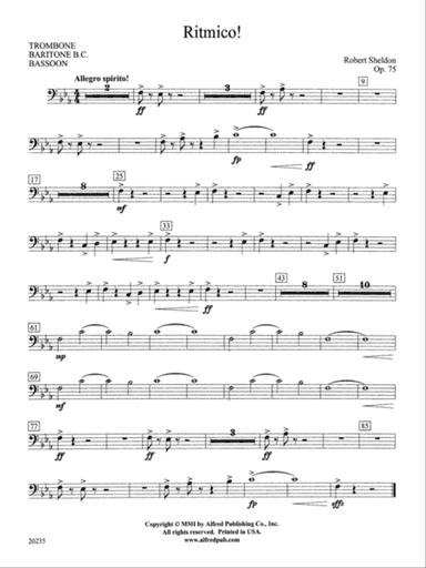 Ritmico!: 1st Trombone