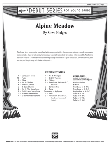 Alpine Meadow: Score