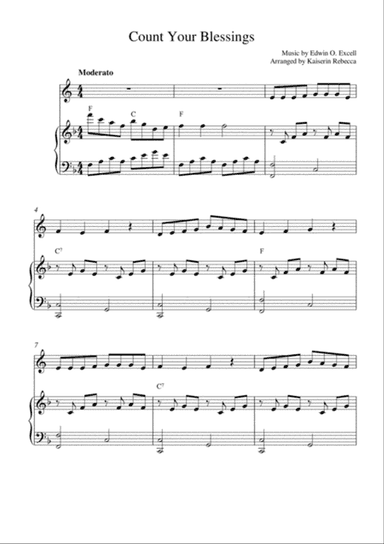 Count Your Blessings