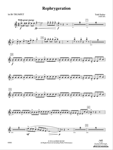 Rephrygeration: 1st B-flat Trumpet