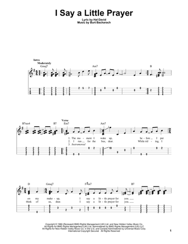 I Say A Little Prayer