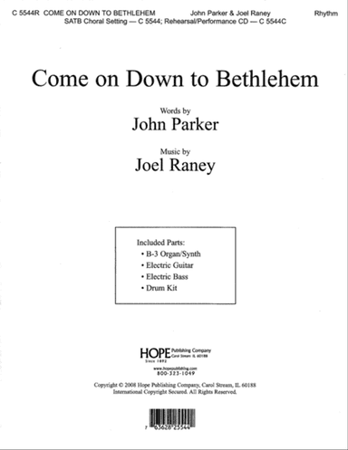 Come on Down to Bethlehem