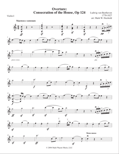 Consecration of the House, Overture Op. 124