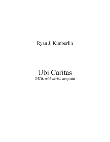 Ubi Caritas