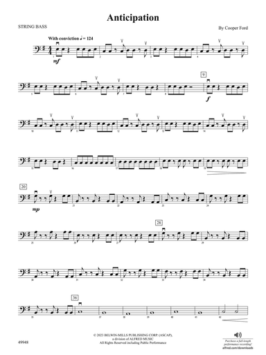 Anticipation: String Bass