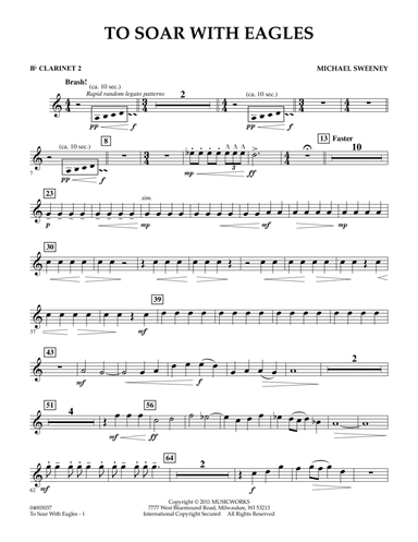 To Soar With Eagles - Bb Clarinet 2