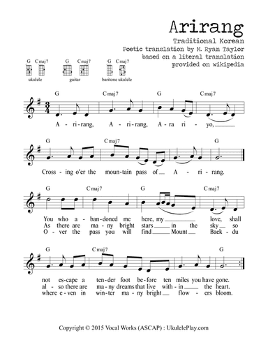 Arirang (Korean Folk Song)