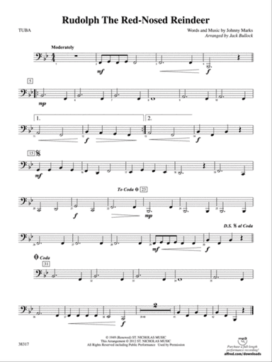 Rudolph the Red-Nosed Reindeer: Tuba