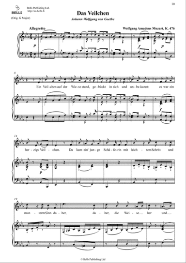 Das Veilchen, K. 476 (E-flat Major)
