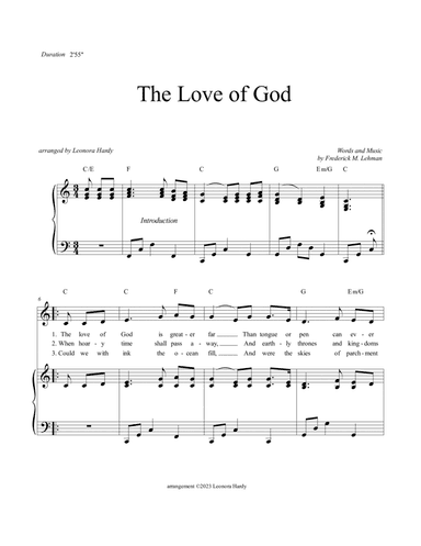 The Love of God