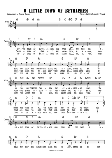 O Little Town Of Bethlehem