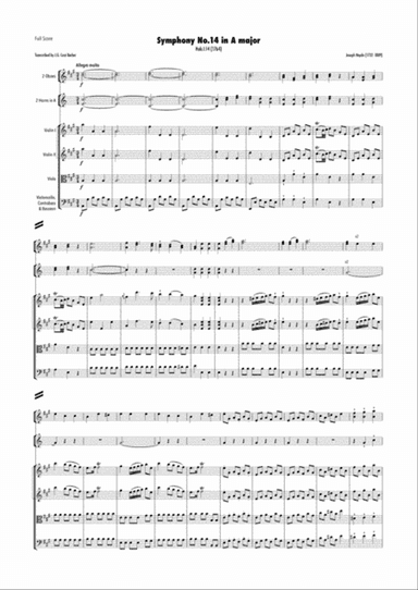 Haydn - Symphony No.14 in A major, Hob.I:14