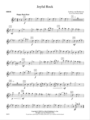 Joyful Rock: Oboe