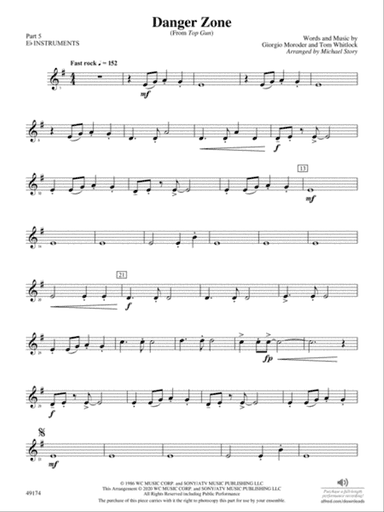 Danger Zone: Part 5 - E-flat Instruments