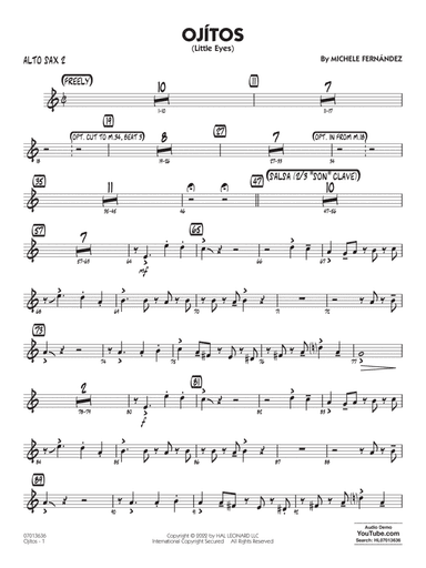 Ojítos (Little Eyes) - Alto Sax 2