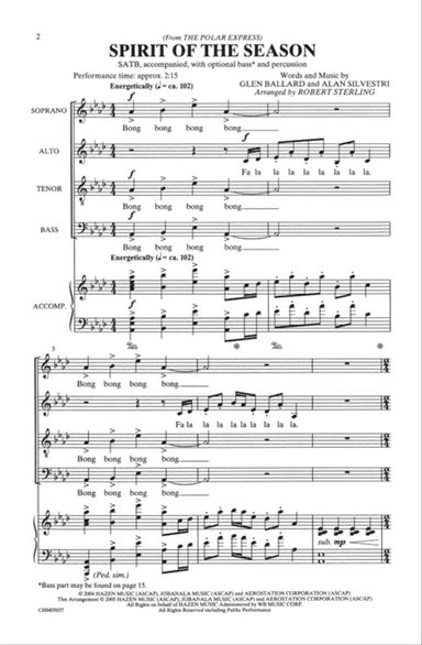 Spirit of the Season (from The Polar Express)