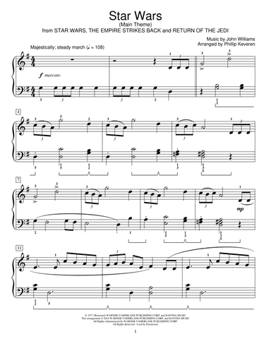 Star Wars (Main Theme) (arr. Phillip Keveren)