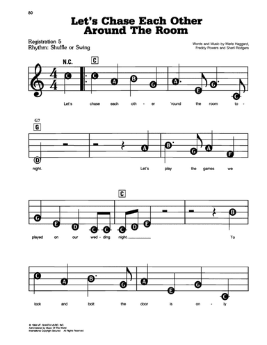 Let's Chase Each Other Around The Room