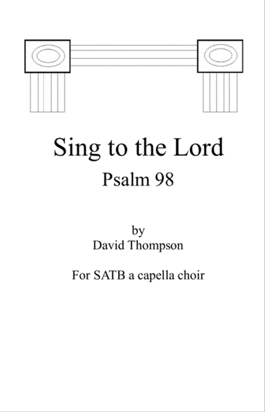 Sing to the Lord