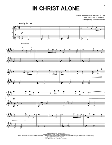 In Christ Alone (arr. Phillip Keveren)