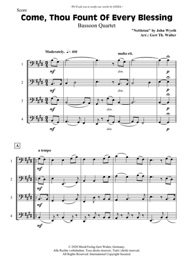 Come, Thou Fount Of Every Blessing