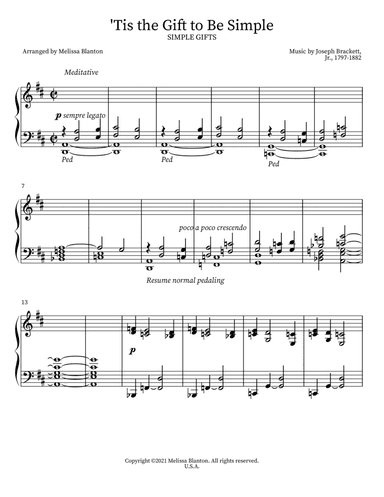 'Tis the Gift to Be Simple